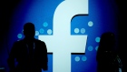 SAN JOSE, CALIFORNIA - APRIL 30: The Facebook logo is displayed during the F8 Facebook Developers conference on April 30, 2019 in San Jose, California. Facebook CEO Mark Zuckerberg delivered the opening keynote to the FB Developer conference that runs through May 1. (Photo by Justin Sullivan/Getty Images) Photographer: Justin Sullivan/Getty Images North America