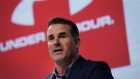 Kevin Plank, chief executive officer of Under Armour Inc., speaks during a news conference in New York, U.S., on Thursday, July 31, 2014.