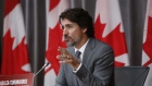 Justin Trudeau, Canada's prime minister, speaks during a news conference in Ottawa, Ontario, Canada, on Wednesday, July 8, 2020. Trudeau is set to release his first estimate of the full cost of the effort to buffer Canada from its deepest recession since the 1930s.