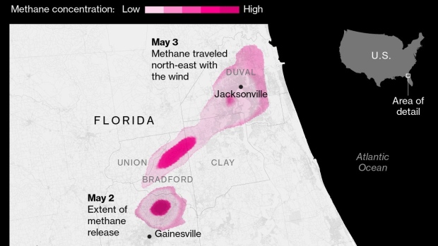 BC-Florida-Offers-Pipeline-Clue-in-Mystery-of-Giant-Methane-Leak