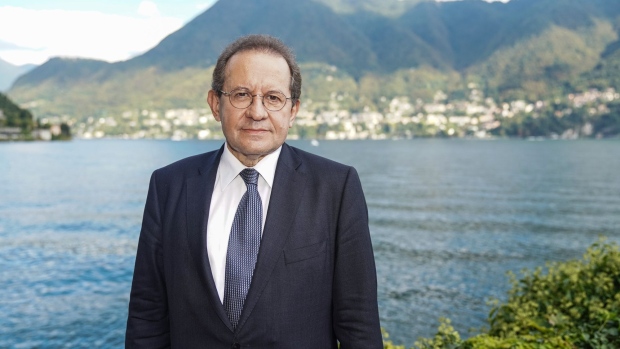 Vitor Constancio, vice president of the European Central Bank (ECB), stands for a photograph following a Bloomberg Television interview at the Ambrosetti Forum in Cernobbio, Italy, on Friday, Sept. 7, 2018. The European House-Ambrosetti hosts its annual gathering of policy makers, government ministers and economists at Lake Como through Sept. 9. Photographer: Federico Bernini/Bloomberg