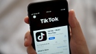 ByteDance Ltd.'s TikTok app is displayed in the App Store on a smartphone in an arranged photograph taken in Arlington, Virginia, U.S., on Monday, Aug. 3, 2020. In a bid to salvage a deal for the U.S. operations of TikTok, Microsoft Corp. Chief Executive Officer Satya Nadella spoke with President Donald Trump by phone about how to secure the administrations blessing to buy the wildly popular, but besieged, music video app.