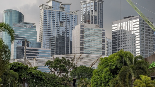 Buildings owned by Megaworld Corp., a unit of Alliance Global Group Inc., stand in Manila, the Philippines, on Friday, June 21, 2019. Megaworld is the largest landlord for call centers in the Philippines, with more than 63 office towers, mostly in 24 mixed-use developments across the country.