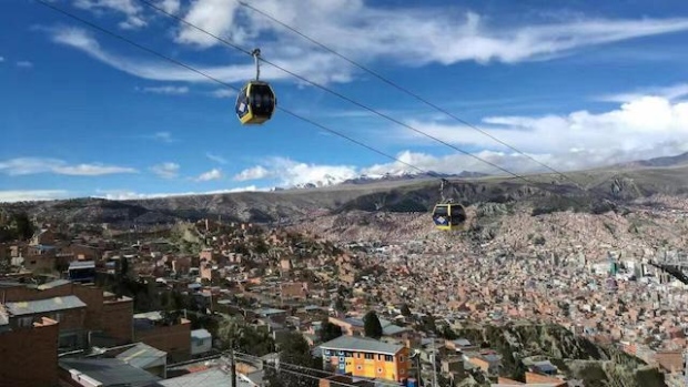 MARKET ONE - La Paz, Bolivia’s capital, is the highest elevation capital city in the world. 