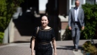 Meng Wanzhou leaves her home to attend Supreme Court for an extradition hearing in Vancouver.