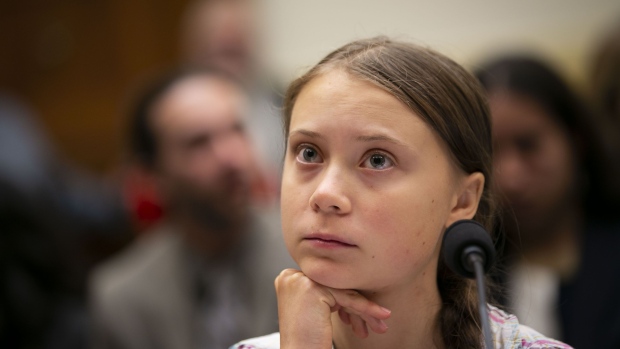Greta Thunberg Photographer: Al Drago/Bloomberg