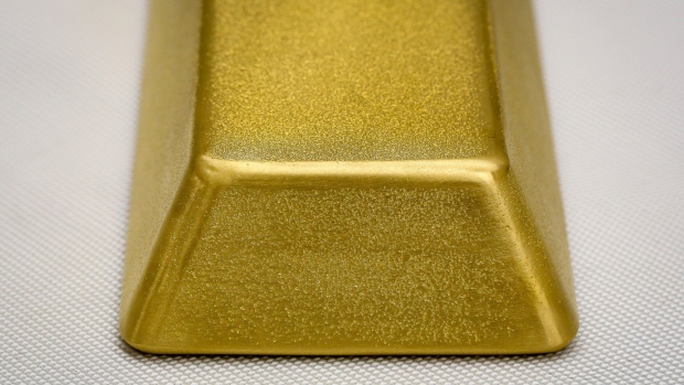 A 12.5 kilogram gold ingot sits at the Uralelectromed Copper Refinery, operated by Ural Mining and Metallurgical Co. (UMMC), in Verkhnyaya Pyshma, Russia, on Thursday, July 30, 2020. Gold surged to a fresh record Friday fueled by a weaker dollar and low interest rates. Silver headed for its best month since 1979.