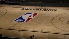 LAKE BUENA VISTA, FLORIDA - AUGUST 26: A general view of the court after the postponed game five of the first round of the NBA Playoffs between the Oklahoma City Thunder and the Houston Rockets at The Field House at ESPN Wide World Of Sports Complex on August 26, 2020 in Lake Buena Vista, Florida. 