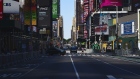 Times Square area in June 2020.