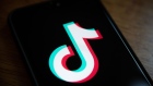 The logo for ByteDance Ltd.'s TikTok app is arranged for a photograph on a smartphone in Hong Kong, China, on Friday, Aug. 7, 2020.