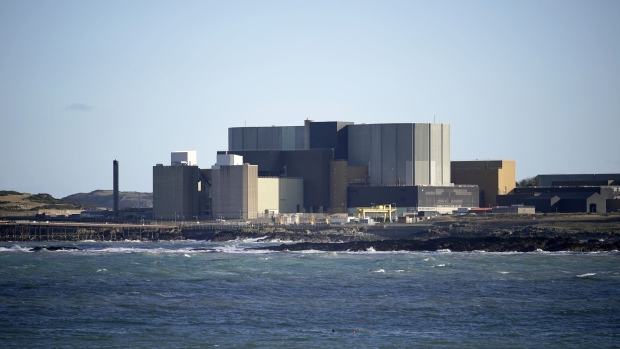 The Wylfa nuclear power station in Bangor, Wales.