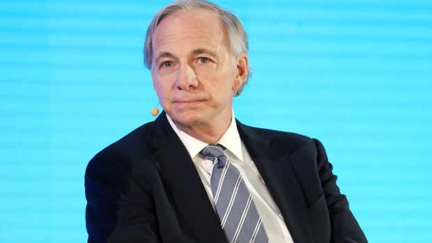 Ray Dalio, founder of Bridgewater Associates LP, pauses during a panel discussion at the Bloomberg New Economy Forum in Beijing, China, on Thursday, Nov. 21, 2019. The New Economy Forum, organized by Bloomberg Media Group, a division of Bloomberg LP, aims to bring together leaders from public and private sectors to find solutions to the world's greatest challenges.