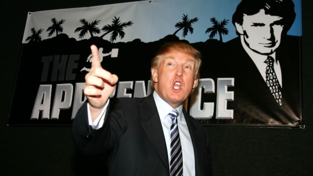 UNIVERSAL CITY, CA - MARCH 10: Donald Trump attends the Universal Studios Hollywood Apprentice Casting Call on March 10, 2006 in Universal City, California. (Photo by Frazer Harrison/Getty Images)