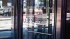 Signage is displayed at JPMorgan Chase & Co. headquarters in New York, on Sept. 21. Photographer: Michael Nagle/Bloomberg
