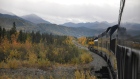 Alaska Railroad, Alaska Mountains, Alaska. 