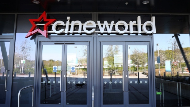 A Cineworld cinema is seen closed due to the current coronavirus (COVID-19) pandemic on April 19, 2020 in Southampton, England.