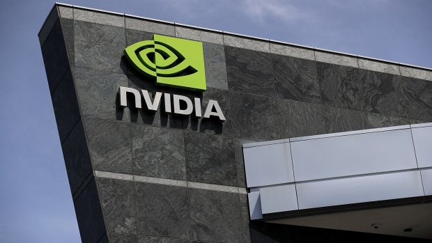 SANTA CLARA, CA - MAY 10:  A sign is posted in front of the Nvidia headquarters on May 10, 2018 in Santa Clara, California. Nvidia Corporation will report first quarter earnings today after the closing bell.  (Photo by Justin Sullivan/Getty Images)