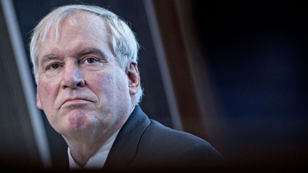 Eric Rosengren, president and chief executive officer of the Federal Reserve Bank of Boston, listens during a Hutchins Center on Fiscal and Monetary Policy event at the Brookings Institution in Washington, D.C., U.S., on Monday, Jan. 8, 2018. The event was entitled Should the Fed Stick with the 2 Percent Inflation Target or Rethink It.