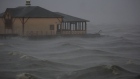 Hurricane Delta makes landfall in Lake Charles, Louisiana.