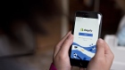 The Shopify Inc. application is displayed on a smartphone in an arranged photograph taken in Arlington, Virginia, U.S., on Thursday, April 23, 2020. 