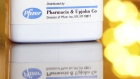 Pfizer Inc.'s antibiotic Zyvox, distributed by the company's Pharmacia & Upjohn Co. unit, is arranged for a photo at C.O. Bigelow Pharmacy in New York, U.S., on Wednesday, Sep. 2, 2009. Pfizer Inc. will pay $2.3 billion to settle a U.S. investigation into illegal marketing of the medicines Bextra, Lyrica, Zybox, and Geodon, the largest agreement in such a case. Pfizer acquired Bextra through the purchase of Pharmacia in 2003. (Photo by Jb Reed/Bloomberg via Getty Images) Photographer: Bloomberg/Bloomberg