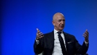 Jeff Bezos, founder and chief executive officer of Amazon.com Inc., speaks during a discussion at the Air Force Association's Air, Space and Cyber Conference in National Harbor, Maryland, U.S., on Wednesday, Sept. 19, 2018. Amazon is considering a plan to open as many as 3,000 new AmazonGo cashierless stores in the next few years, according to people familiar with matter, an aggressive and costly expansion that would threaten convenience chains. Photographer: Andrew Harrer/Bloomberg