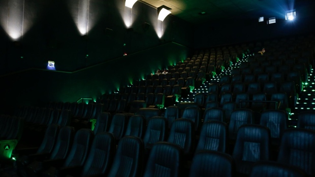 An empty United Cinemas International (UCI) movie theater in Rio de Janeiro, Brazil, on Thursday, Oct. 1, 2020.