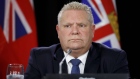Doug Ford, Ontario's premier, listens during a news conference following the Canada's Premiers meeting in Toronto, Ontario, Canada, on Monday, Dec. 2, 2019. The premiers will put together a list of priorities to present to Prime Minister Justin Trudeau at the first ministers' meeting, expected in January.
