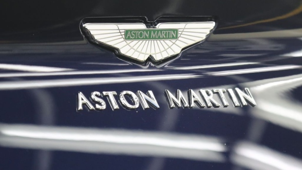 Aston Martin has seen multiple badges, from the round A and M intertwined in the 1920s to the winged monogram in the 1930s. Photographer: Christopher Furlong