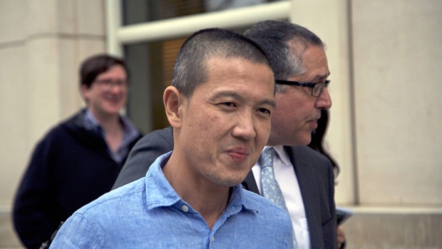 Roger Ng outside court in Brooklyn, New York, in 2019.