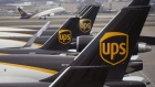 United Parcel Service Inc. (UPS) logos are displayed on the tail of cargo jets parked at a UPS Worldport facility in Louisville, Kentucky, U.S., on Tuesday, Jan. 28, 2020. United Parcel Service Inc. is scheduled to release earnings figures on January 30. Photographer: Luke Sharrett/Bloomberg