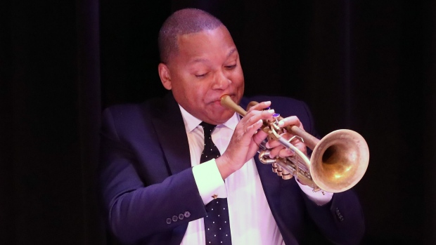 Wynton Marsalis is set to lead the Jazz at Lincoln Center Orchestra in a concert of songs by Nina Simone, Billie Holiday, Betty Carter, and others. Photographer: Taylor Hill/Getty Images North America