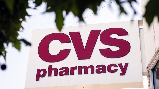 Signage is displayed outside a CVS Health Corp. store in Oakland, California, U.S., on Friday, Aug. 2, 2019. CVS is scheduled to release earnings figures on August 7. Photographer: Michael Short/Bloomberg