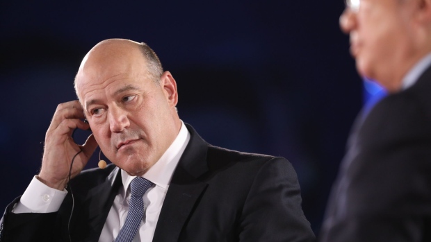 Gary Cohn, former assistant to the U.S. president and former director of U.S. National Economic Council, attends a panel discussion at the Bloomberg New Economy Forum in Beijing, China, on Friday, Nov. 22, 2019. The New Economy Forum, organized by Bloomberg Media Group, a division of Bloomberg LP, aims to bring together leaders from public and private sectors to find solutions to the world's greatest challenges.