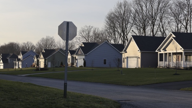 The Estates at Kelley Farms new housing development in Ballston Lake, New York, U.S., on Friday, Dec. 11, 2020. The U.S. Census Bureau is scheduled to release housing starts figures on December 17. Photographer: Angus Mordant/Bloomberg