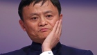 Jack Ma, billionaire and chairman of Alibaba Group Holding Ltd., wears a shirt with his initials, JMA, embroidered onto its sleeve, during a session on day three of the World Economic Forum (WEF) in Davos, Switzerland, on Friday, Jan. 23, 2015. World leaders, influential executives, bankers and policy makers attend the 45th annual meeting of the World Economic Forum in Davos from Jan. 21-24.
