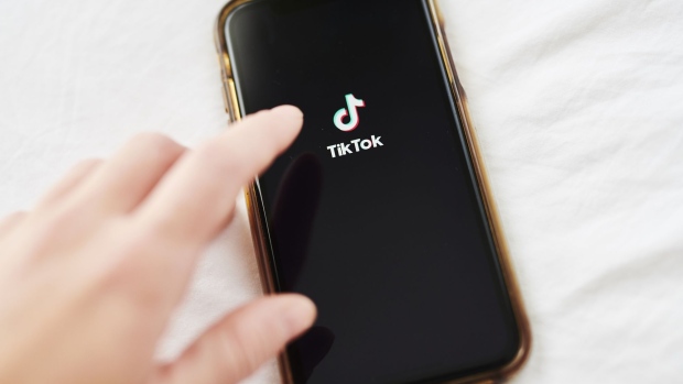 The TikTok app on a smartphone. Photographer: Gabby Jones/Bloomberg