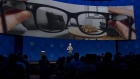 Mark Zuckerberg, chief executive officer and founder of Facebook Inc., speaks during the F8 Developers Conference in San Jose, California, U.S., on Tuesday, April 18, 2017. Zuckerberg laid out his strategy for augmented reality, saying the social network will use smartphone cameras to overlay virtual items on the real world rather than waiting for AR glasses to be technically possible.