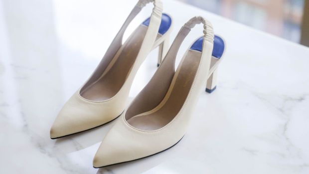 A pair of Stuart Weitzman pumps at the Tapestry office in New York.  Photographer: Evan Ortiz/Bloomberg