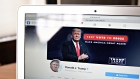 The Facebook account for U.S. President Donald Trump before being suspended. Photographer: Andrew Harrer/Bloomberg