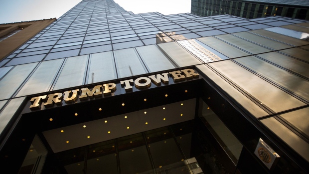 Trump Tower stands in New York.