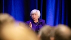 ATLANTA, GA - JANUARY 04: Former Chair of the Federal Reserve Janet Yellen during a panel discussion at the American Economic Association conference on January 4, 2019 in Atlanta, Georgia. Following a strong December jobs report, the Dow Jones Industrial Average rose 350 points at the open on Friday morning. In a television interview on Friday morning, National Economic Council Director Larry Kudlow said he believes there is 'no recession in sight.' (Photo by Jessica McGowan/Getty Images)