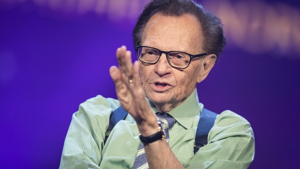 TRONDHEIM, NORWAY - JUNE 21: Larry King participates on a discussion on fake news in the media during the Starmus Festival on June 21, 2017 in Trondheim, Norway. (Photo by Michael Campanella/Getty Images)