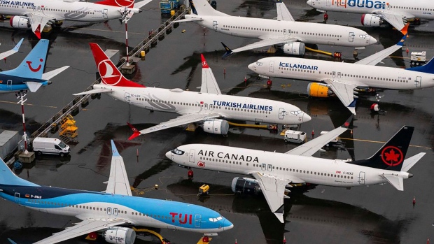 SEATTLE, WA - NOVEMBER 18: Boeing 737 Max airplanes sit parked at the company's production facility on November 18, 2020 in Renton, Washington. The U.S. Federal Aviation Administration (FAA) today cleared the Max for flight after 20 months of grounding. The 737 Max has been grounded worldwide since March 2019 after two deadly crashes in Indonesia and Ethiopia. (Photo by David Ryder/Getty Images)