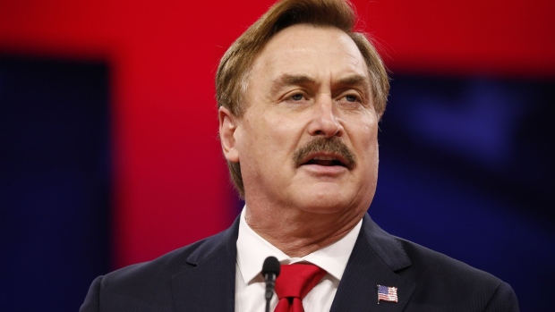 Mike Lindell, president and chief executive officer of My Pillow Inc., speaks during the Conservative Political Action Conference (CPAC) in National Harbor, Maryland, U.S., on Thursday, Feb. 28, 2019. President Trump will attend this year's Conservative Political Action Conference on his return from a summit with North Korea leader Kim Jong Un in Hanoi, according to a White House official.