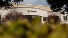 A Microsoft office in Mountain View, California. Photographer: David Paul Morris/Bloomberg