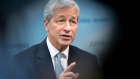 Jamie Dimon, chief executive officer of JPMorgan Chase & Co., gestures while speaking during a Bloomberg Television interview in Paris, France, on Thursday, March 9, 2017. Dimon said President Trumps economic agenda has ignited U.S. business and consumer confidence and he expects at least some of the administrations proposals to be enacted.