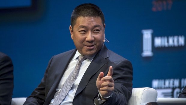 Brian Chin, chief executive officer of Global Markets at Credit Suisse Group AG, speaks at the Milken Institute Global Conference in Beverly Hills, California, U.S., on Monday, May 1, 2017. The conference is a unique setting that convenes individuals with the capital, power and influence to move the world forward meet face-to-face with those whose expertise and creativity are reinventing industry, philanthropy and media.