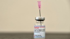 A needle in a vial of the Moderna Inc. Covid-19 vaccine at the Pacheco vaccination center in Brussels, Belgium, on Tuesday, Feb. 9, 2021. Moderna won approval from Singapore for its Covid vaccine and signed a deal to sell doses to the Philippines, becoming the fourth supplier to get regulatory clearance in Southeast Asia. Photographer: Geert Vanden Wijngaert/Bloomberg