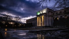 The Marriner S. Eccles Federal Reserve building in Washington, D.C., U.S., on Friday, Feb. 19, 2021. Federal Reserve officials in January expected it would be "some time" before conditions to scale back their massive bond purchases were met, leaving open the question of whether any tapering could start before 2022. Photographer: Samuel Corum/Bloomberg